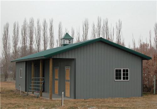 2 Stall Horse Barn #2964 | Steel Structures America