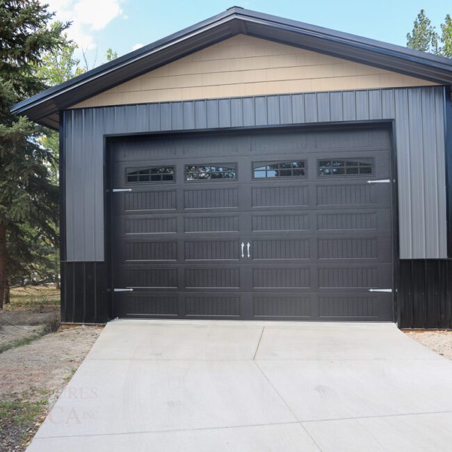 #10712 – Custom 24x36x14 Garage – Arvada, Colorado | Steel Structures America