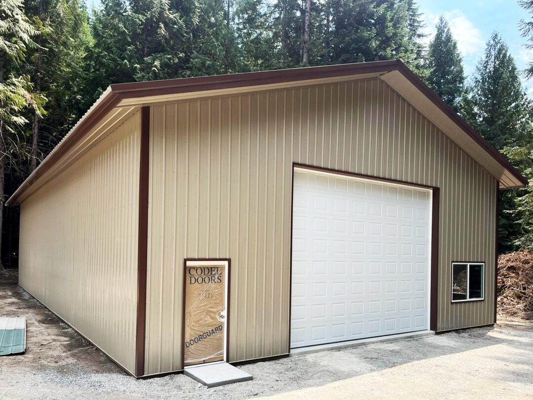 #13751 - 40 x 72 x 16 Metal Garage in Newman Lake, WA | Steel ...